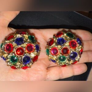 Vibrant Multicolor Gemstone Earrings